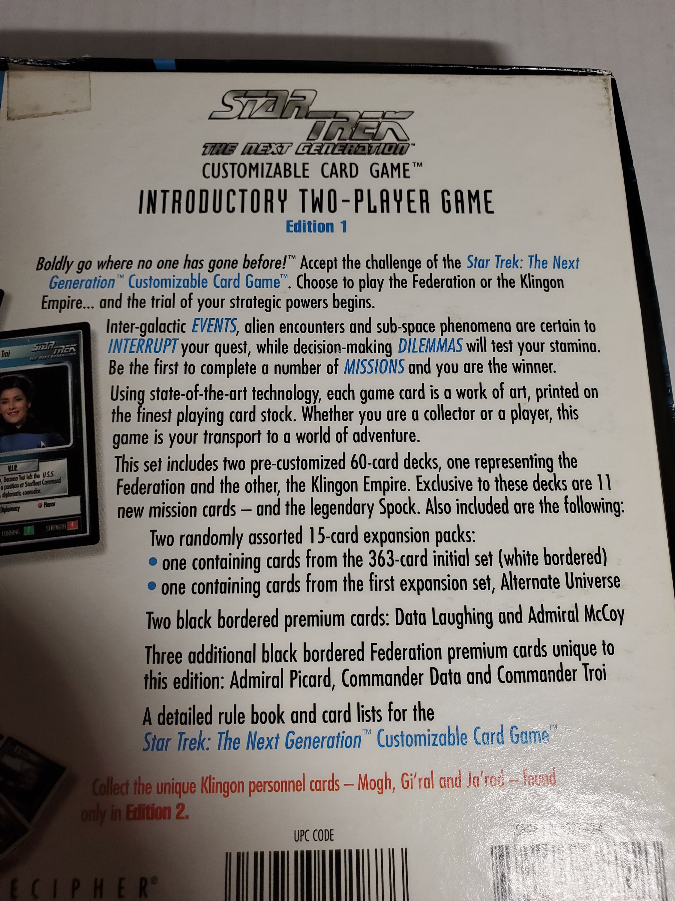 Star Trek Customizable Card Game - Etsy