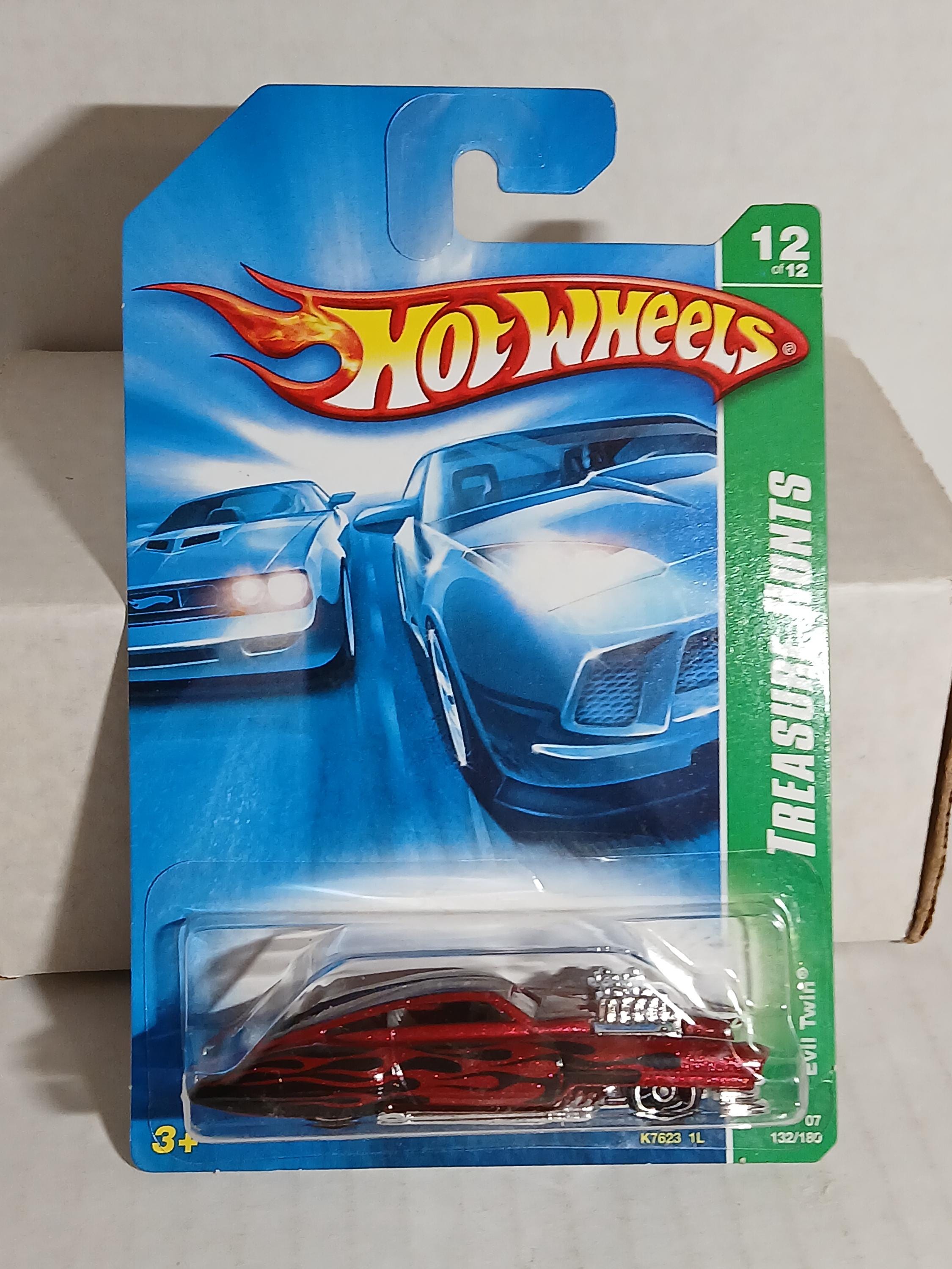 ホットウィール 2007 トレジャーハント イービルツイン。12 個中 12 個