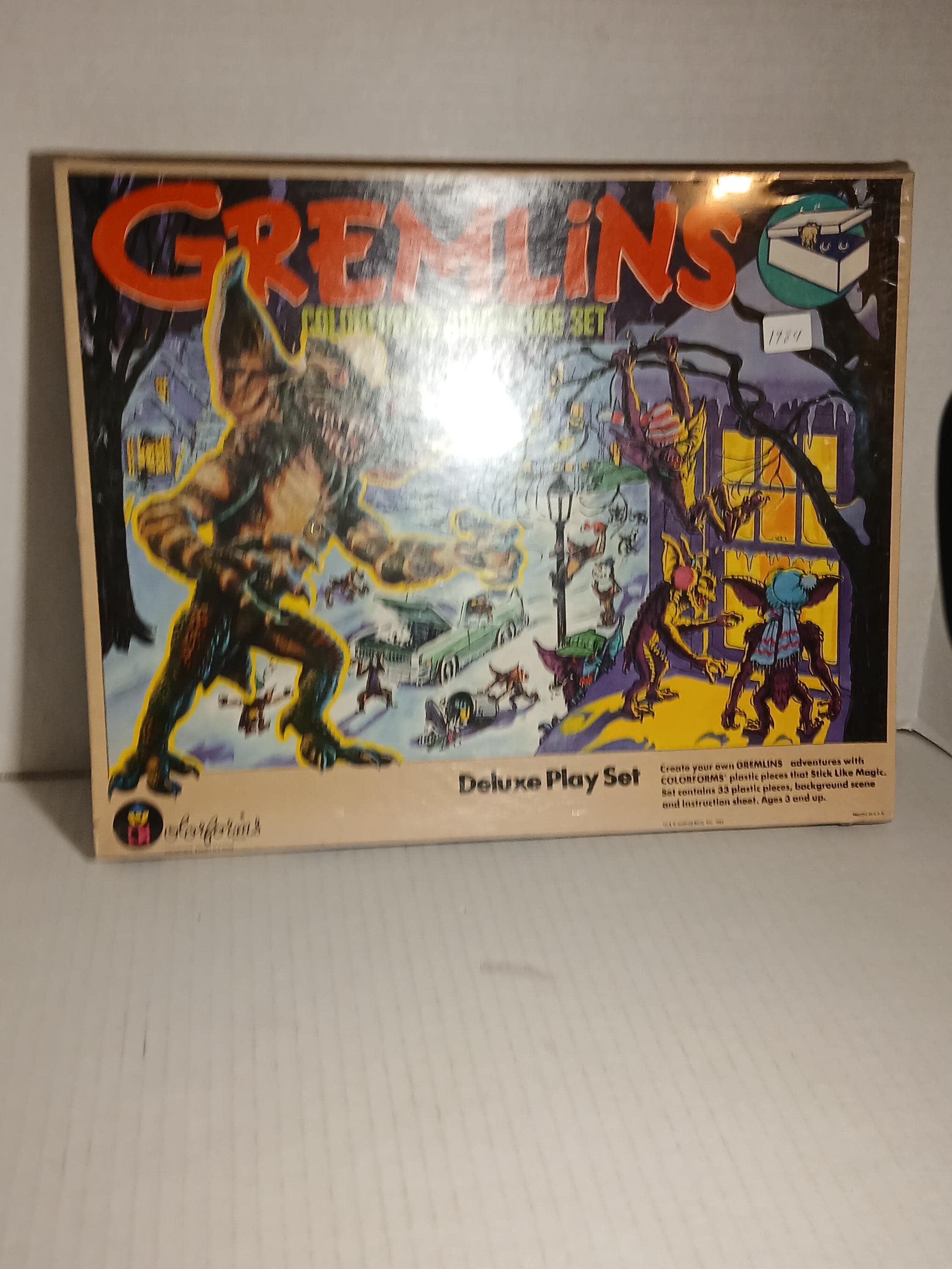 Gremlins Colorforms Adventure Set Made in 1984. This is a Deluxe Play ...