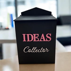 Personalize Wooden Suggestion Box: Feedback and Comment Box Events