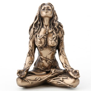 2.5" Mother Earth Gaia Sitting Lotus Pose