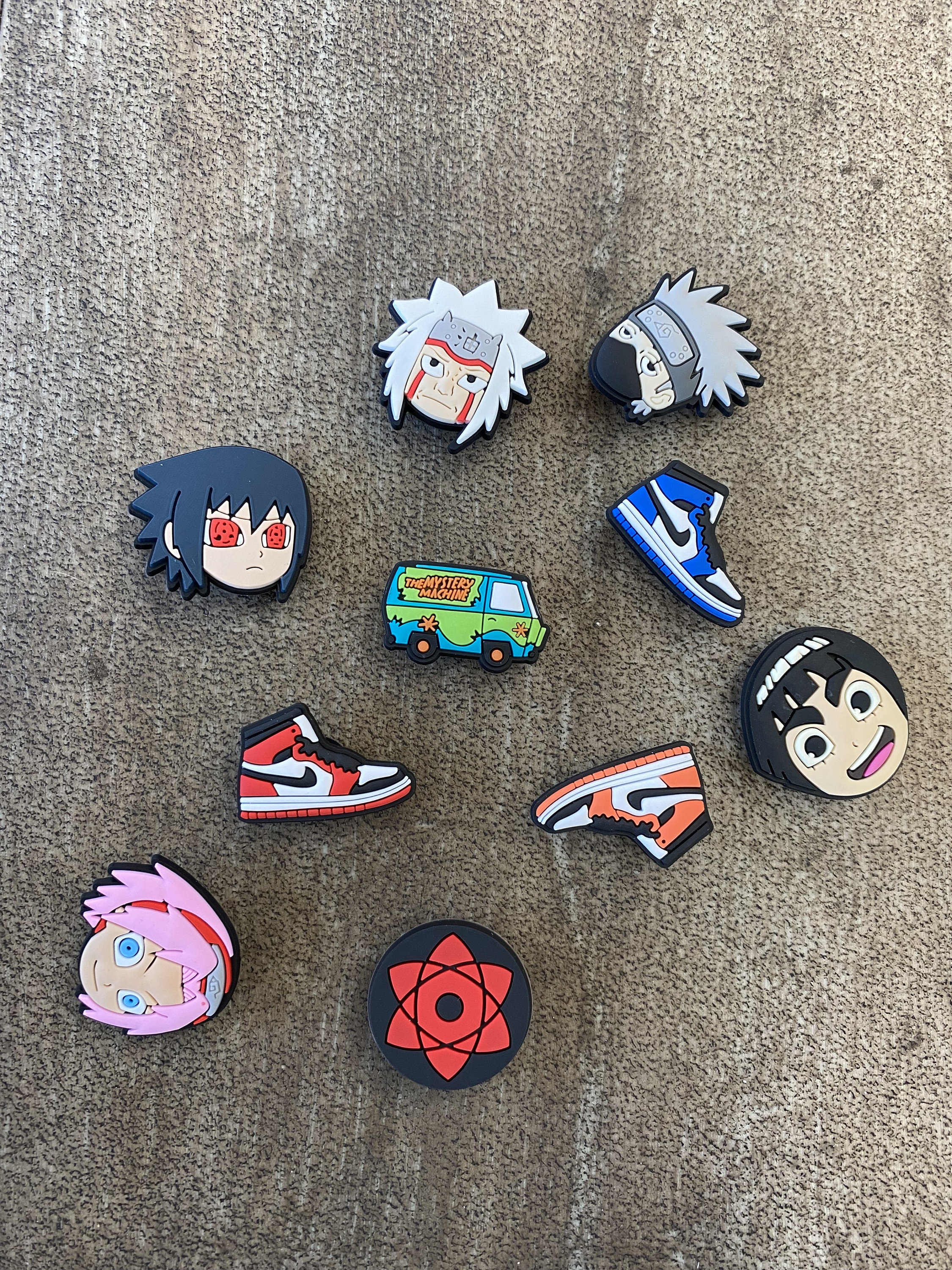 14 Pcs Cartoon Charms Sets, Anime Charms for Crocs, DBZ, Sets of Croc  Buttons 