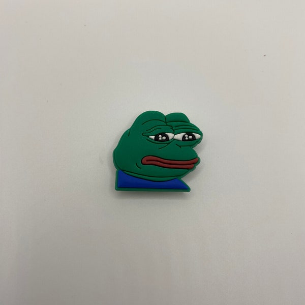 Meme frog croc charm - Sad frog meme - frog jibbitz, The Weeknd croc charms - dragon ball z charm - cool croc charms - croc jibbitz