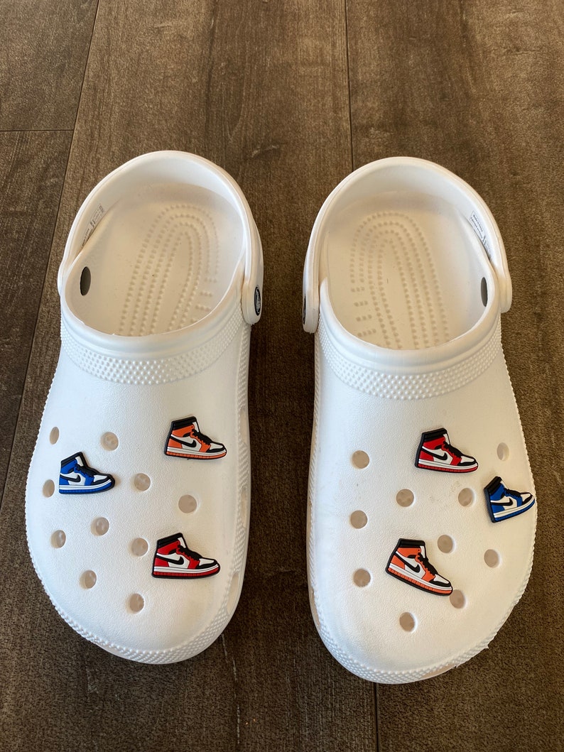 Red Air Jordan , Croc Charm , the Weeknd Croc Charms Dragon Ball Z