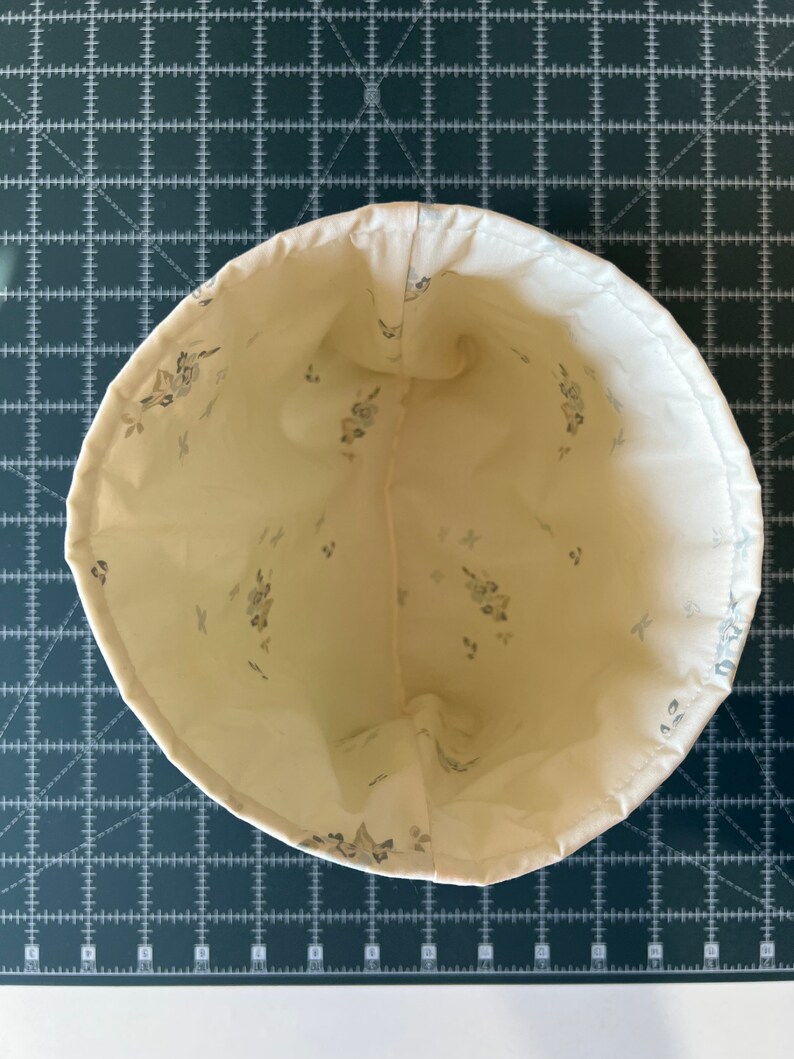 The Quilted Quarter Bin, Organizational Fabric Bin, PDF Sewing Instructions Etsy