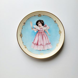 Victorian Girls By Maud Humphrey Bogart Pattern: Little Ladies by Hamilton Collectible Plate 1989