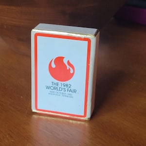 1982 World's Fair Playing Cards | Knoxville TN Sealed Deck Souvenir Expo 82