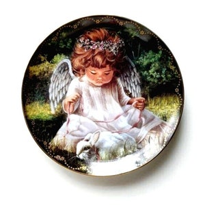 Heaven&#39;s Little Sweethearts Collector Plate by Bradford Exchange 1997 Vintage Wall Decor