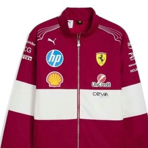 Conjunto de chaqueta, camiseta y gorra PUMA Miami Scuderia Ferrari F1 2025, talla XXL (sellado)