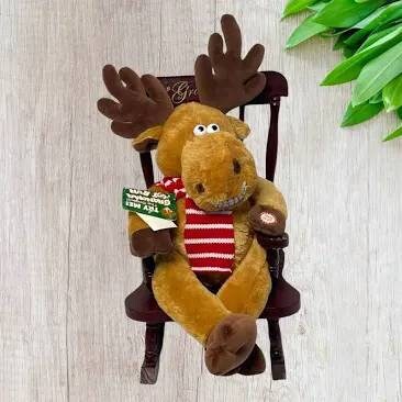 grandma got run over by a reindeer plush toy