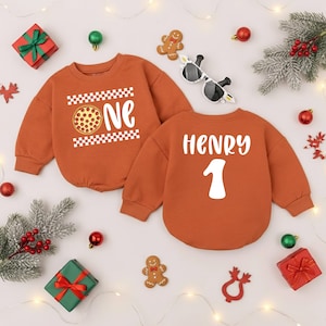 Personalized One Pizza 1St Birthday Baby Romper, First Birthday Baby Bodysuit, Pizza Birthday Baby Clothes