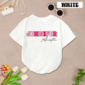 Personalized Baby Romper Short Sleeves, Custom Baby Name Bodysuit, Bubble Romper Sweatshirt, 1St Birthday Gift