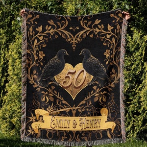 50th Anniversary Gifts For Parents, Golden Wedding Gifts, Personalized Golden Anniversary Gifts, 50 Year Marriage Celebration Gifts