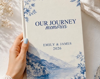 Personalized Travel Journal for Couples, Custom Our Journey Memories Journal, Anniversary Gift, Wedding Keepsake Journal