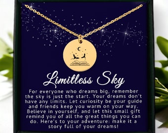 Collana drago regalo personalizzato per lei, gioielli drago, collana libresca per lei, regalo amante della pornografia per lei, regalo di incoraggiamento per la migliore amica