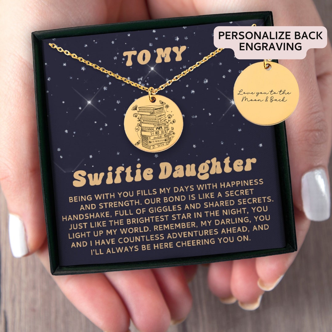 Birthday Gifts for Grown up Daughters, Custom Eras Tour Necklace for