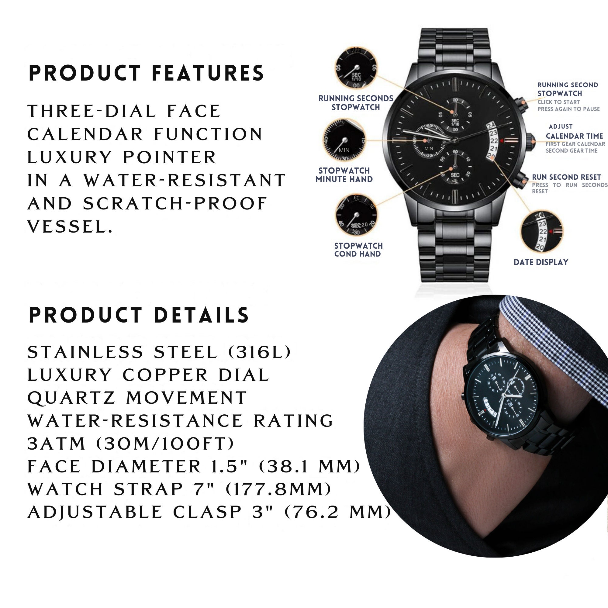 Personalized Engraved Watch for 21st Birthday - Unique Milestone Gift for  Him From Mom, Best Friend Birthday Gift, Custom Engraved Watch - Etsy