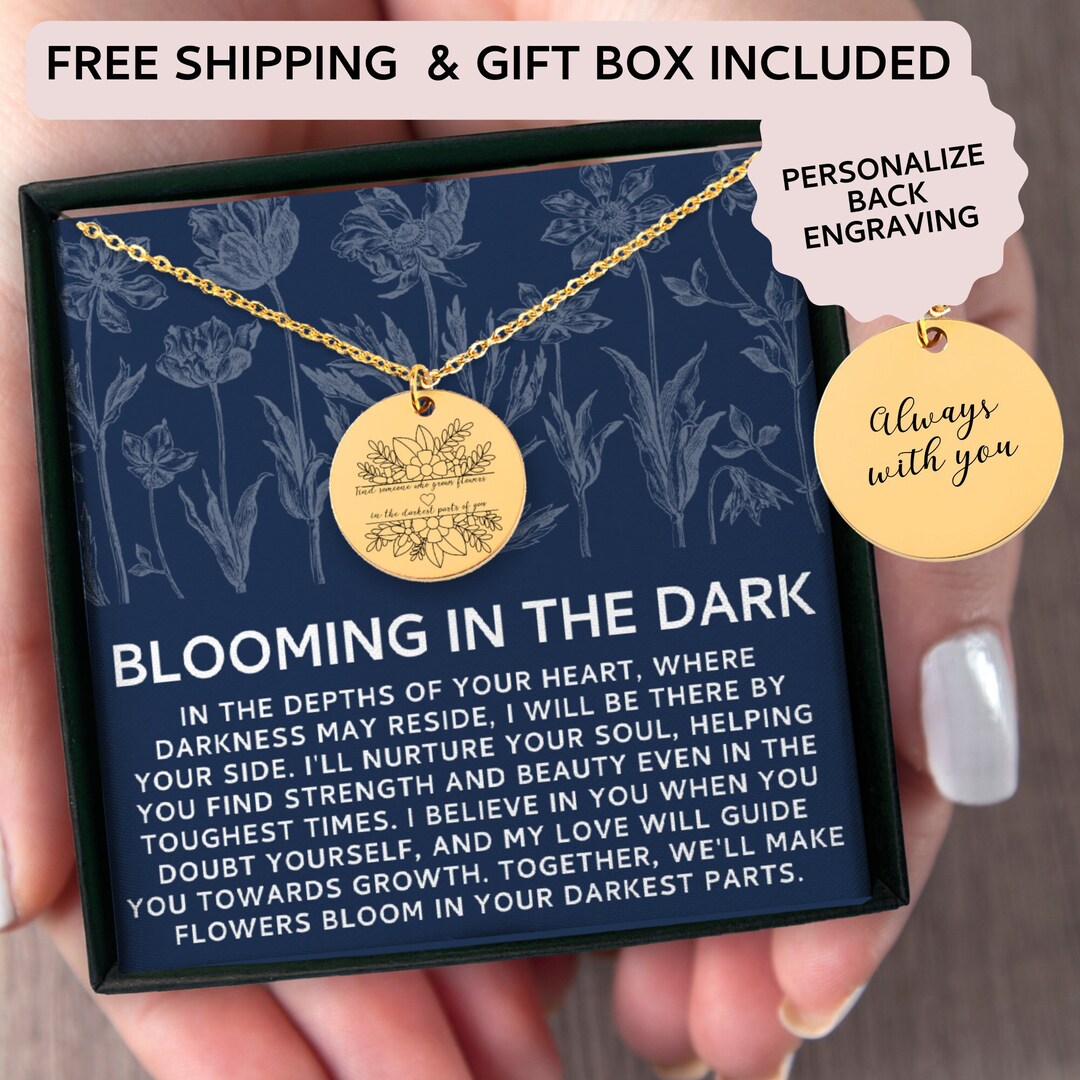 Country Girl Necklace Find Someone Who Grows Flowers in the Etsy