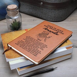Personalized Graduation Journal, Custom Leather Notebook for Graduates, Keepsake Gift for College Grad, High School Graduation Present 2025 image 7
