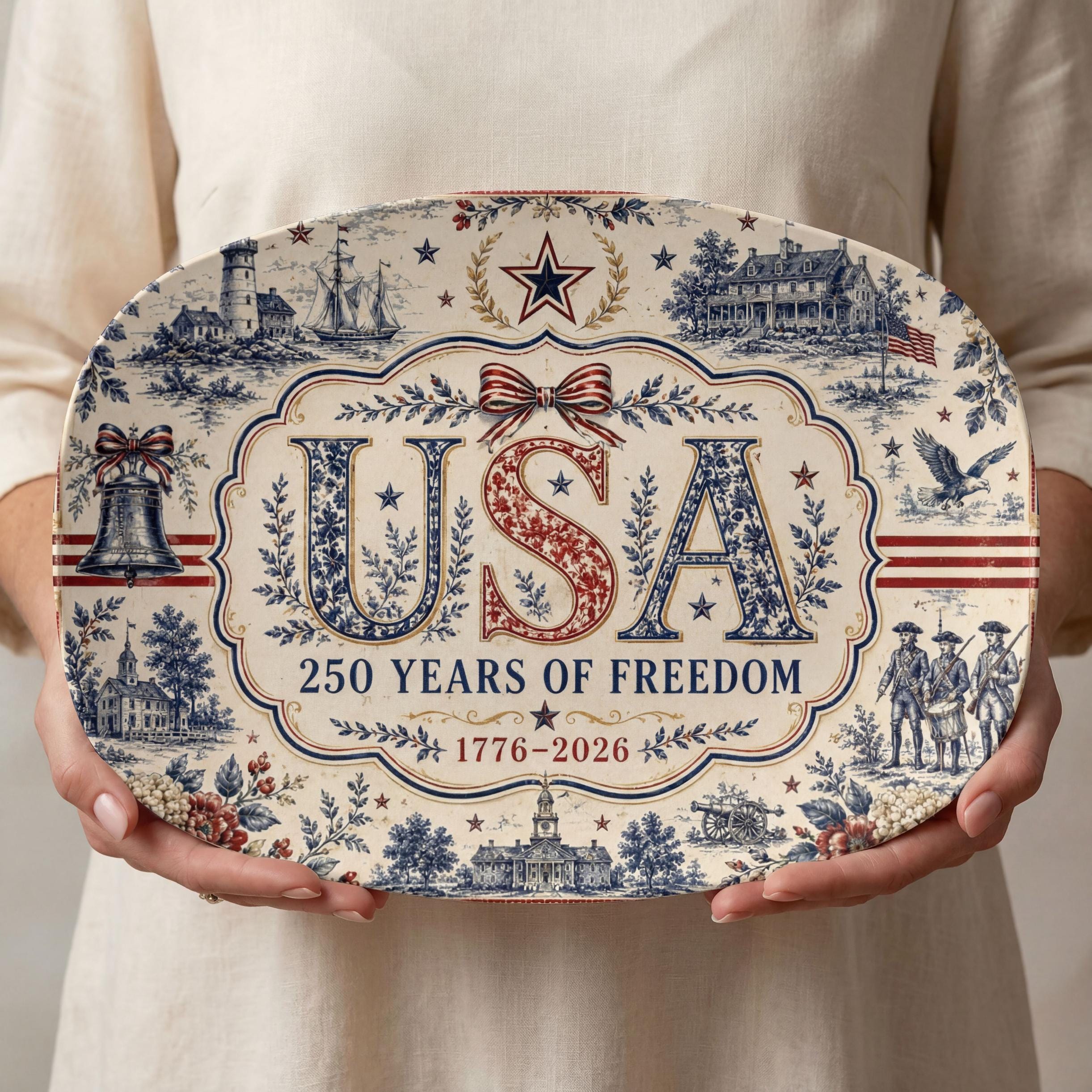 Usa 250th Anniversary Plates - Etsy