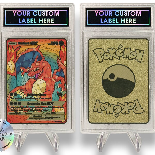 Custom Sports Card Slab Label Etsy