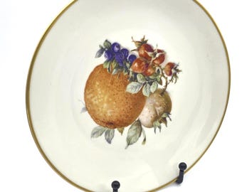 Orange and Berries Patterned Collectible China Salad Plate by Eschenbach Bavaria-Germany