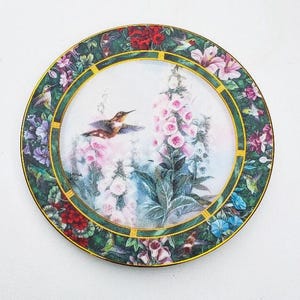 Lena Liu&#39;s The Rufous Hummingbird Collectible Vintage Plate