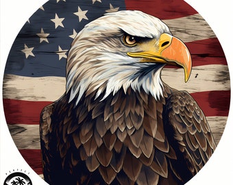 Eagle With American Flag PNG, American Flag Png, Eagle Png, USA Patriotic PNG, Bald Eagle png - Commercial Use, Instant Download - 202403