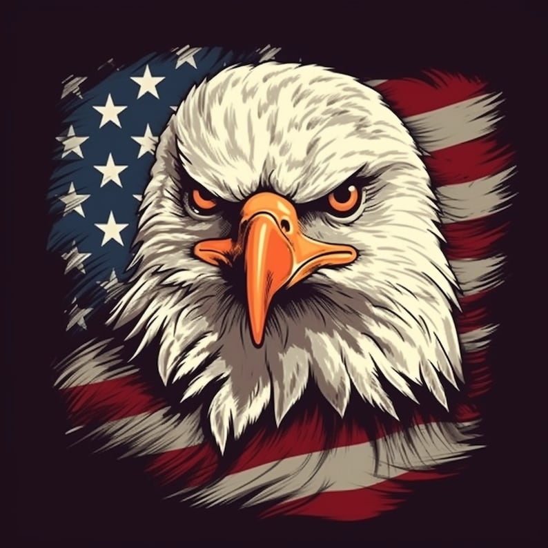 Eagle With American Flag PNG, American Flag Png, Eagle Png, USA ...