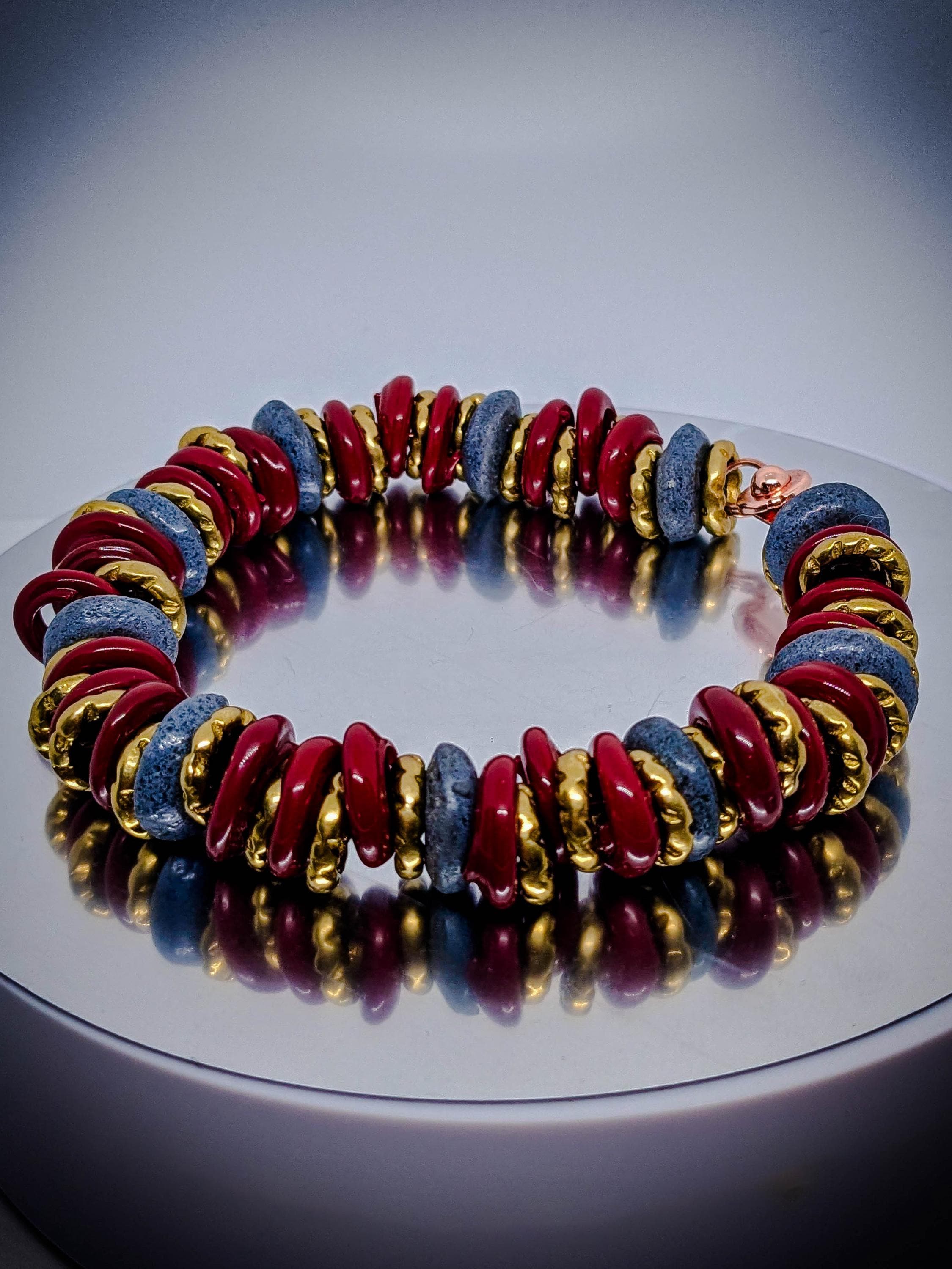 西アフリカ産 カーネリアンビーズ ブラッドスポット付き