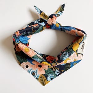 Navy Garden Party - Rifle Paper Co. - Dog Bandana