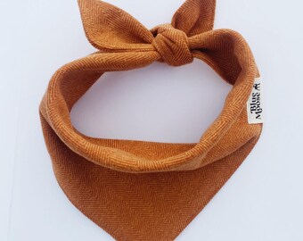 Pumpkin Flannel Bandana