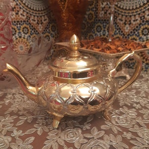 Tetera marroquí, tetera tipo Swarovski, tetera árabe de lujo para  decoración, tetera de lujo -  España