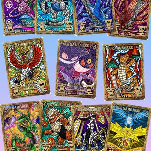 Antigua serie manchada Pokemon Custom Holo Card