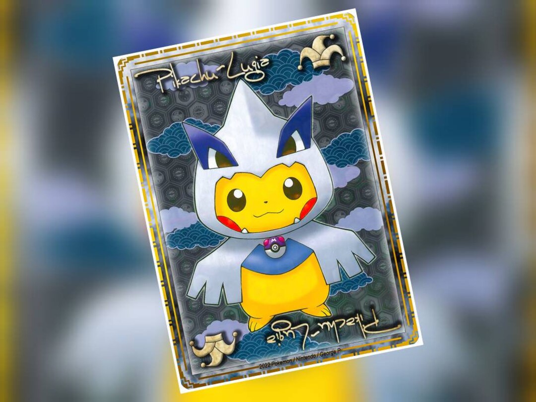 ルギア ポンチョ ピカチュウ コスモス ホロ - Etsy 日本