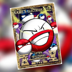 Ancient electrode Personalized Display Card or Timestamp Holo