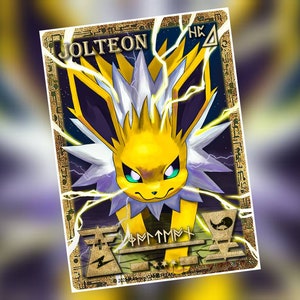 Ancienne carte ou horodatage personnalisé Jolteon