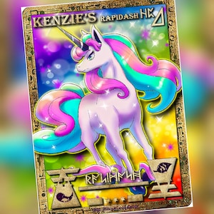 Ancienne carte ou horodatage personnalisé Rapidash