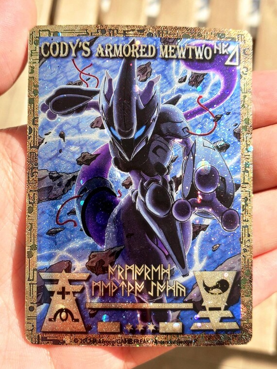 Ancient Armored Mewtwo Personalized Card or Timestamp - Etsy Hong Kong