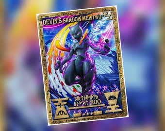 M Mecha Mewtwo VMAX Pokemon Card 