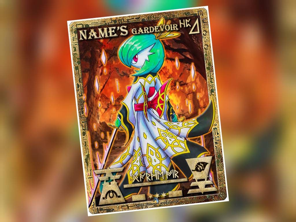 Card Sleeves Shining Gardevoir Pokémon Card Game