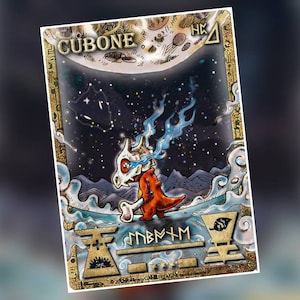 Ancienne carte personnalisée ou horodatage Cubone
