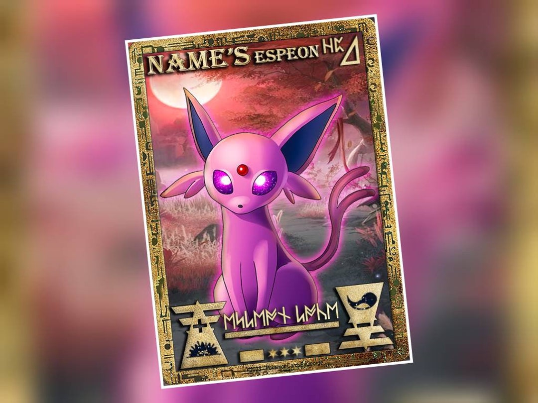 Espeon V, Céus em Evolução, Banco de Dados de Cards do Estampas  Ilustradas