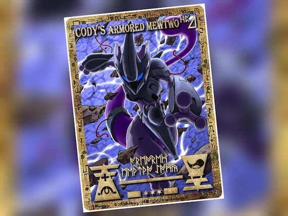 how rare is armored mewtwo card Armored Mewtwo SM228 Pokemon Black Star Promo Custom Made Card – OP Proxies  TCG main image 0
