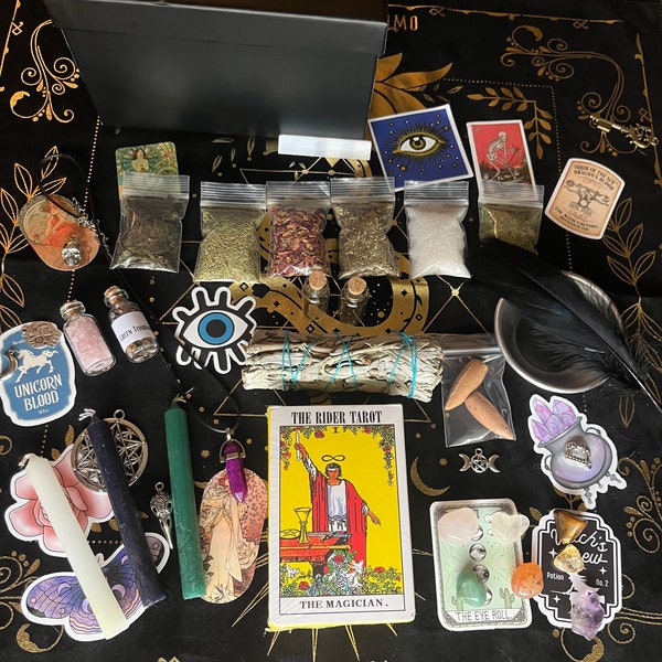 Green Witchcraft Starter Kit for Earth-based magic witches learning to ground and move energy, healing with intentions, message from divine