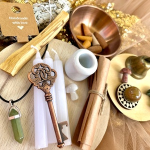 Harness and direct natural energies for various purposes like healing, protection, or personal growth with a beginners spiritual journey kit image 5