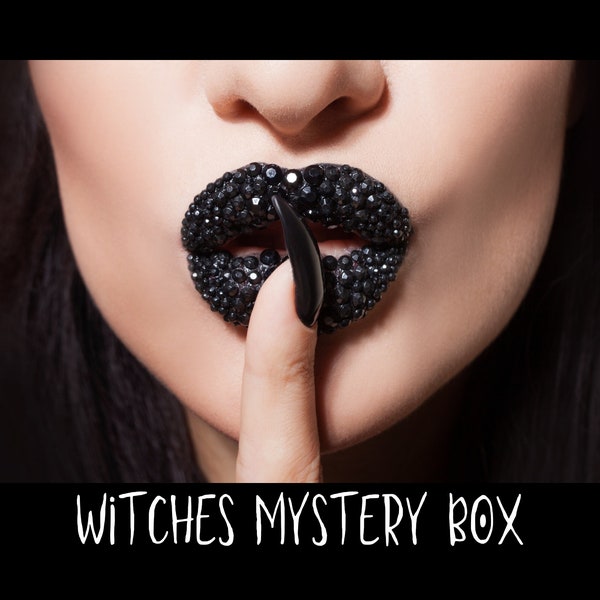 Mystery Witch Box Witchcraft Mystery Box Witch Kit, Witches Brew Witchcraft Supplies Mystery Bag, Witchy Gift For Her Mystery Witch Capsule