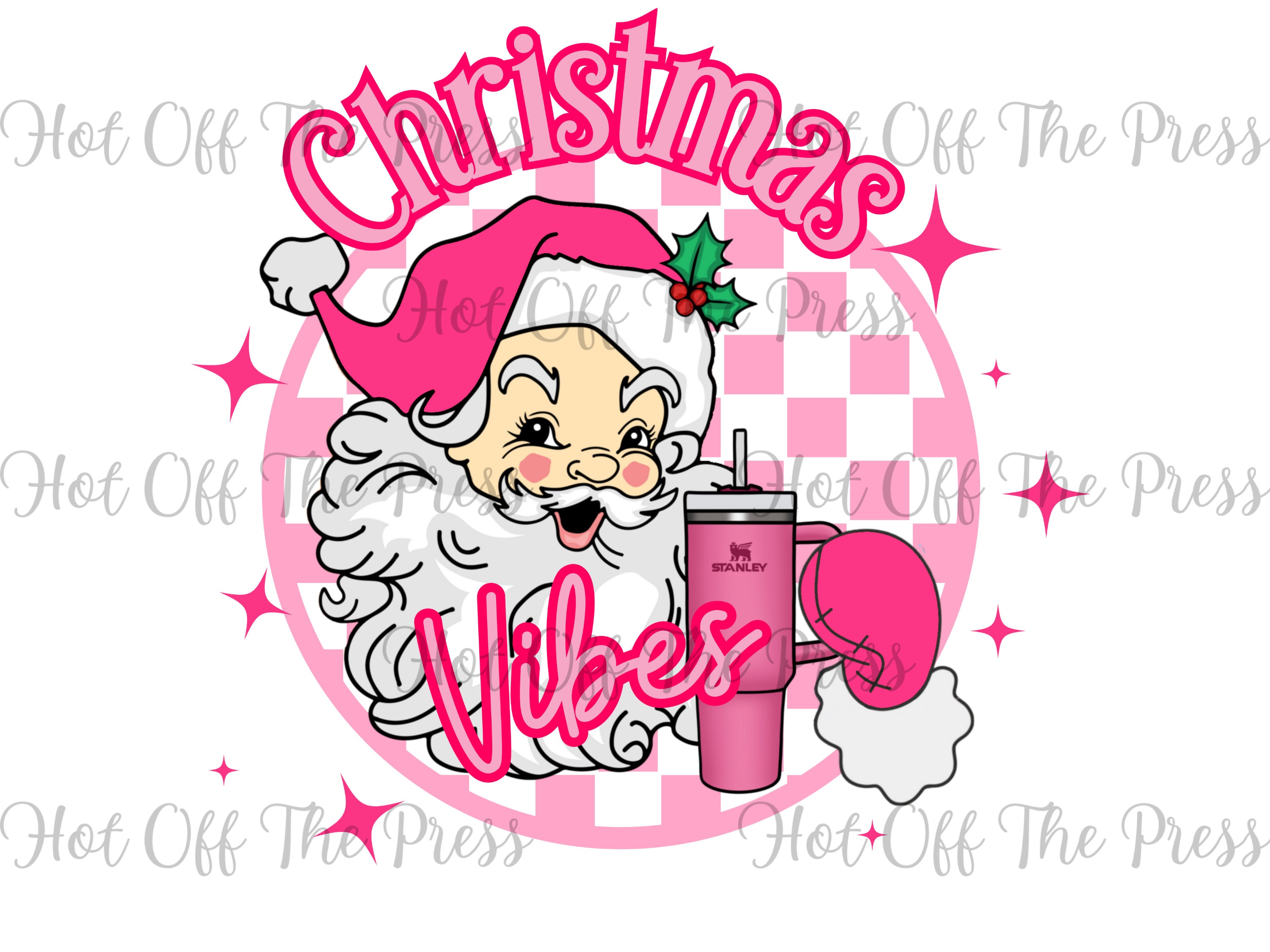 Bad And Bougie Grinch with Pink Stanley Tumbler Png image /Sublimation/ DTF
