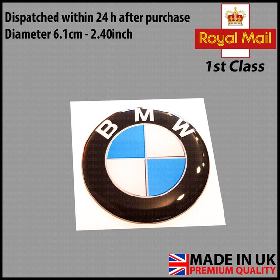 61mm BMW Standard Logo I Drive 3D Badge Sticker Gel Domed Etsy