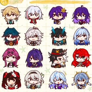 Honkai StarRail Chibi Keychains
